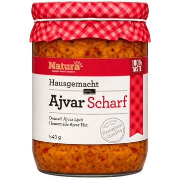 Natura - Ajvar in scharf 540g