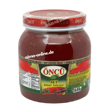 Öncü Acibiber Salcasi - scharfer Paprikamark 1650g