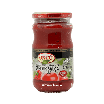 Öncü Karisik Salca - Gemischtes Tomaten- und Paprikamark 370g