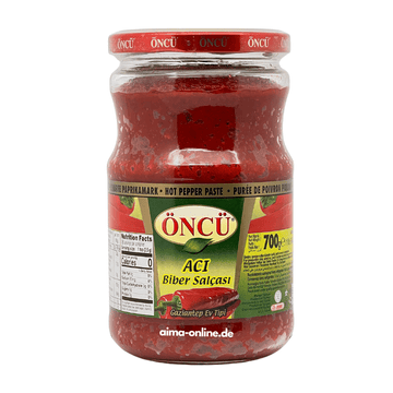 Öncü Aci Biber Salcasi - Scharfer Paprikamark 700g