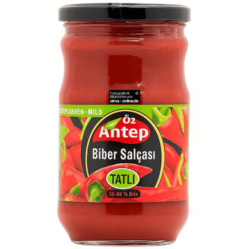 Öz Antep - Paprikamark in Mild, Biber Salcasi Tatli 650g