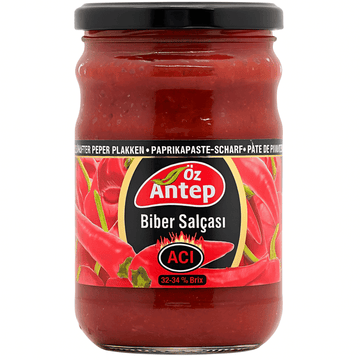 Öz Antep - Paprikapaste in Scharf, Biber Salcasi Aci 650g