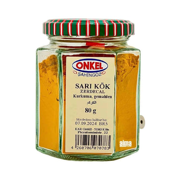 Onkel Sahingöz Sari Kök Tozu Zerdecal - Kurkuma gemahlen 80g