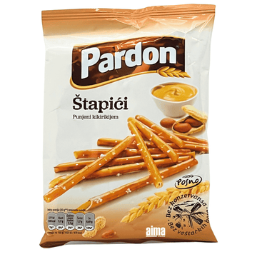 Pardon Štapići, Salzstangen mit Erdnussbutterfüllung 100g
