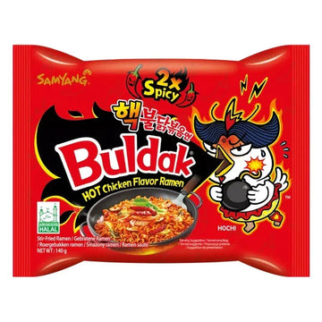 Koreanische extra scharfe Nudeln