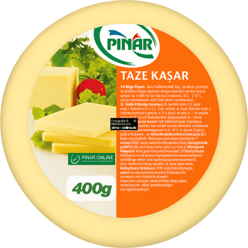 Pinar - Halbfester Schnittkäse (Kashkaval), Taze Kasar Peyniri 400g
