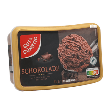 Gut & Günstig Schokoladen-Eis mit Schokoladenblättchen 520g
