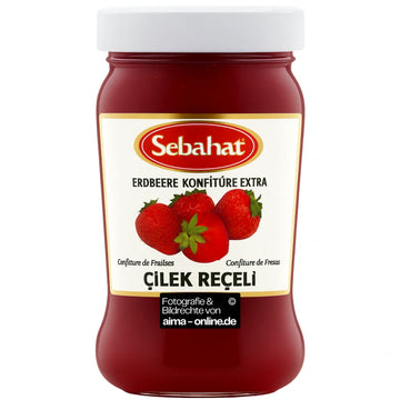 Sebahat - Erdbeere Konfitüre Extra, Ekstra Cilek Receli 360g