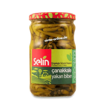 Selin Çanakkale yakan Biber -  eingelegte scharfe Peperoni 310g