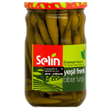 Selin - Eingelegte Peperoni, Yesil Frenk Biber Tursu 270g