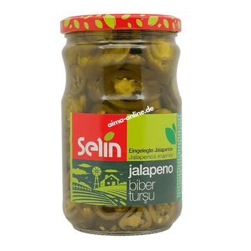 Selin Jalapeno Biber Tursu Eingelegte Jalapenos 300g