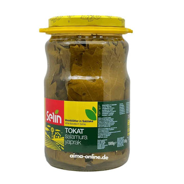 Selin Tokat Salamura Yaprak - Weinblätter in Salzlake 1500g