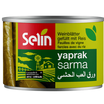 Selin - Weinblätter Gefüllt mit Reis, Yaprak Sarma 400g