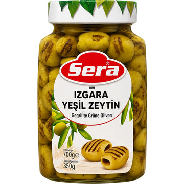 Sera - Gegrillte Grüne Oliven, Izgara Yeşil Zeytin 350g