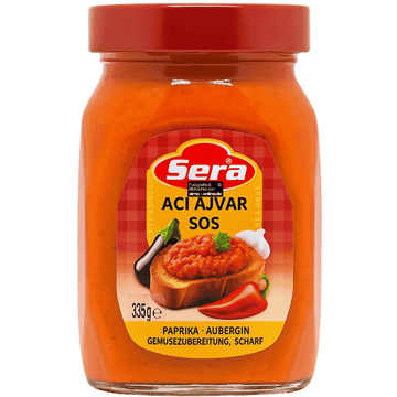 Sera - Paprika- & Auberginenpaste in Scharf 335g