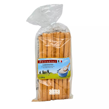 Stiratini Grissini - Brotgebäckstangen mit Meersalz 250g