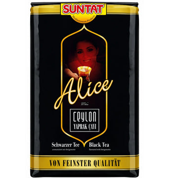 Suntat - Alice Schwarzer Tee mit Bergamotte, Ceylon Yaprak Çayı 500g