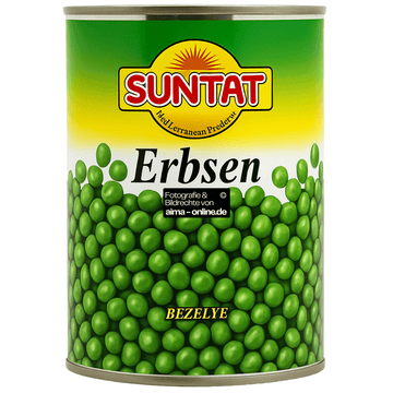 Suntat - Erbsen, Bezelye 400g