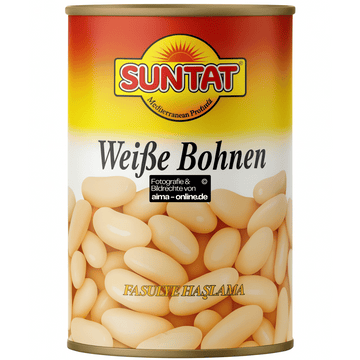 Suntat - Weiße Bohnen, Fasulye Haslama 240g