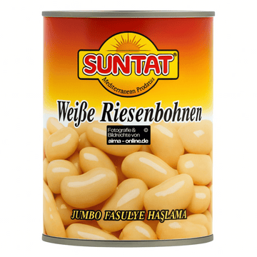 Suntat - Weiße Riesenbohnen, Jumbo Fasulye Haslama 240g