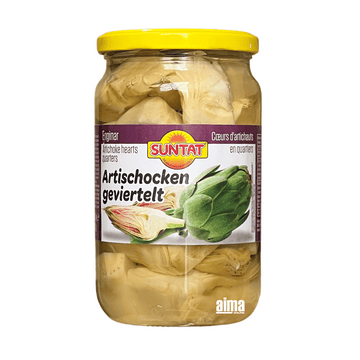 Suntat Artischocken geviertelt 680g