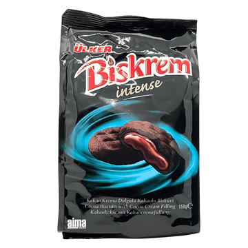 Ülker Biskrem Intense, Kakaobiscuits mit Kakaofüllung 160g