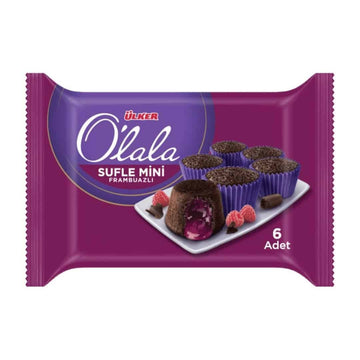 Ülker O'lala Frambuazli Sufle Mini - Mini Sufles mit Himbeerfüllung 162g