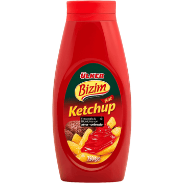 Ülker - Bizim Ketchup Scharf, Acili Ketcap 750g