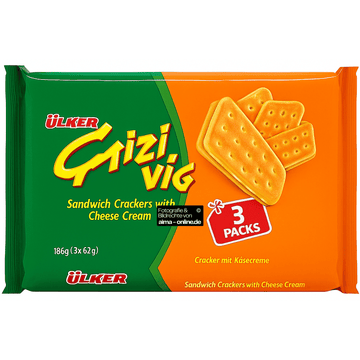 Ülker - Çizimin Sandwich Crackers mit Käsefüllung 246g