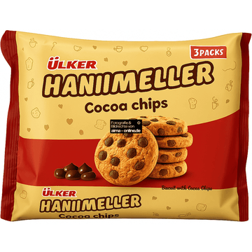 Ülker - Hanimeller mit Kakaochips 3er Pack 3x82g