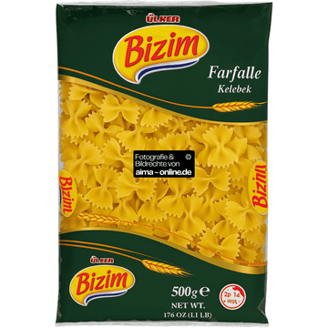 Ülker - Bizim Farfalline Nudeln, Fiyonk Makarna 500g