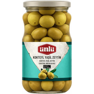 Ünlü - Kokteyl Yeşil Zeytin, Cocktail-Grüne Oliven 160g