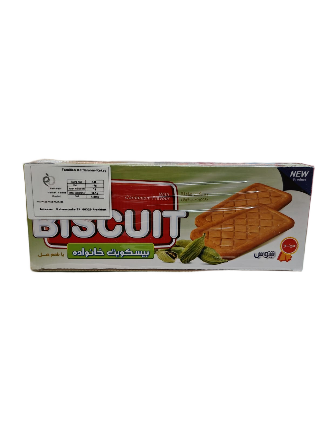Minoo Family Biscuit mit Kardamom-Geschmack (340g)