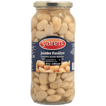 Yaren - Gekochte Jumbo Bohren, Jumbo Fasulye 400g