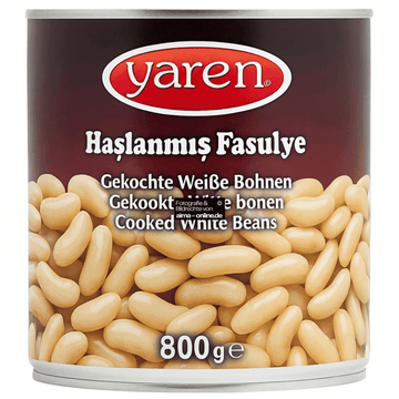 Yaren - Gekochte Weiße Bohnen, Haslanmis Fasulye 800g