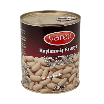 Yaren gekochte Weiße Bohnen - Haslanmis Fasulye 480g