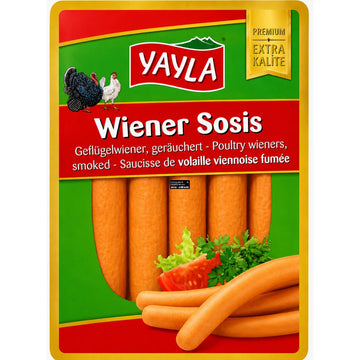 Yayla - Geräucherte Geflügelwiener, Wiener Sosis 400g