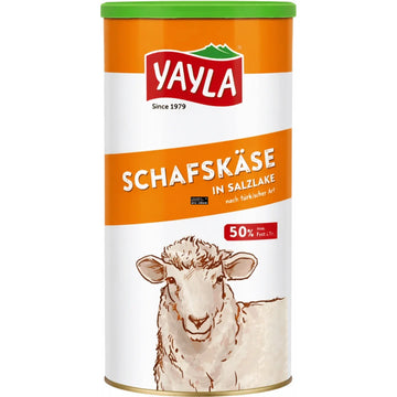Yayla - Schafkäse in Salzlake (Koyun Peyniri) 50 % Fett i. Tr. 800g