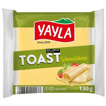 Yayla Toast Schmelzkäse 130g