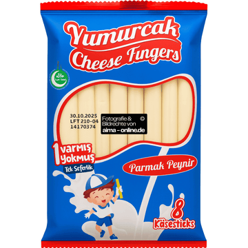Yörem - Yumurcak 8 Käsesticks 160g