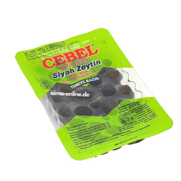 Cebel Siyah Zeytin - Schwarze Oliven mit Stein 200g