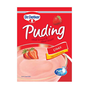 Dr. Oetker Cilekli Puding - Pudding mit Erdbeergeschmack 120g