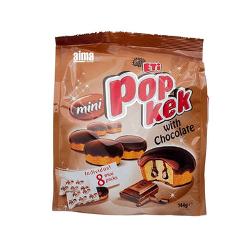 Eti Pop Kek Mini Kuchen mit Schokoladenfüllung 144g