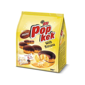 Eti Pop Kek Mini Kuchen mit Bananenfüllung 144g