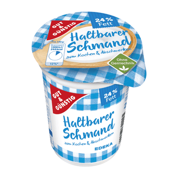 Gut & Günstig Haltbarer Schmand 24% Fett 200g