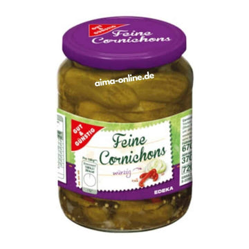 Gut & Günstig feine Cornichons würzig 370g