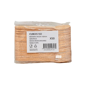 Cubois160 Holzlöffel 50 Stück