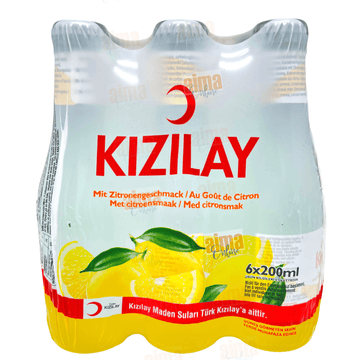 Kizilay Mineralwasser mit Zitronengeschmack 6x200ml