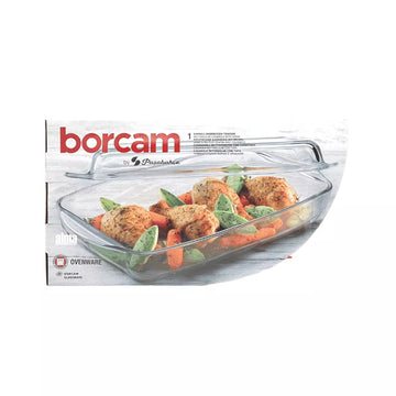 Borcam Kapakli - Auflaufform mit Deckel 1Stück