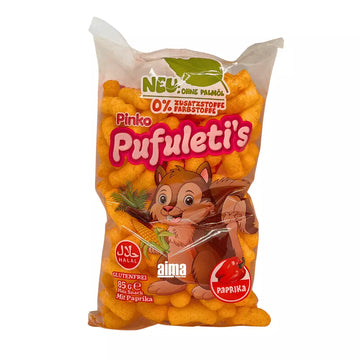 Pinko Pufuleti's - Mais Snack mit Paprika 85g